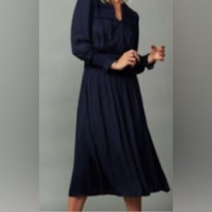 Current air navy midi dress